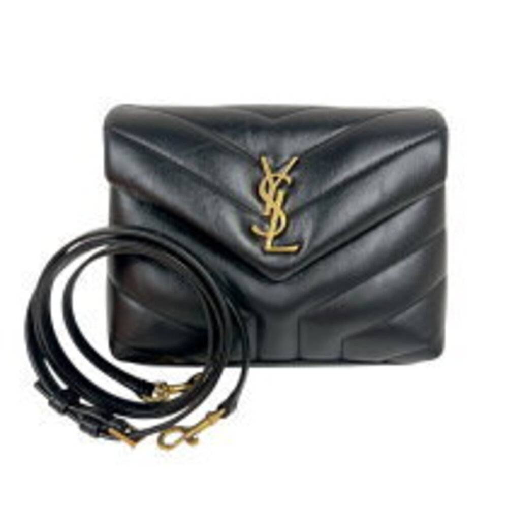Saint Laurent Lulu Toy Bag Black Shoulder - Picture 1 of 11